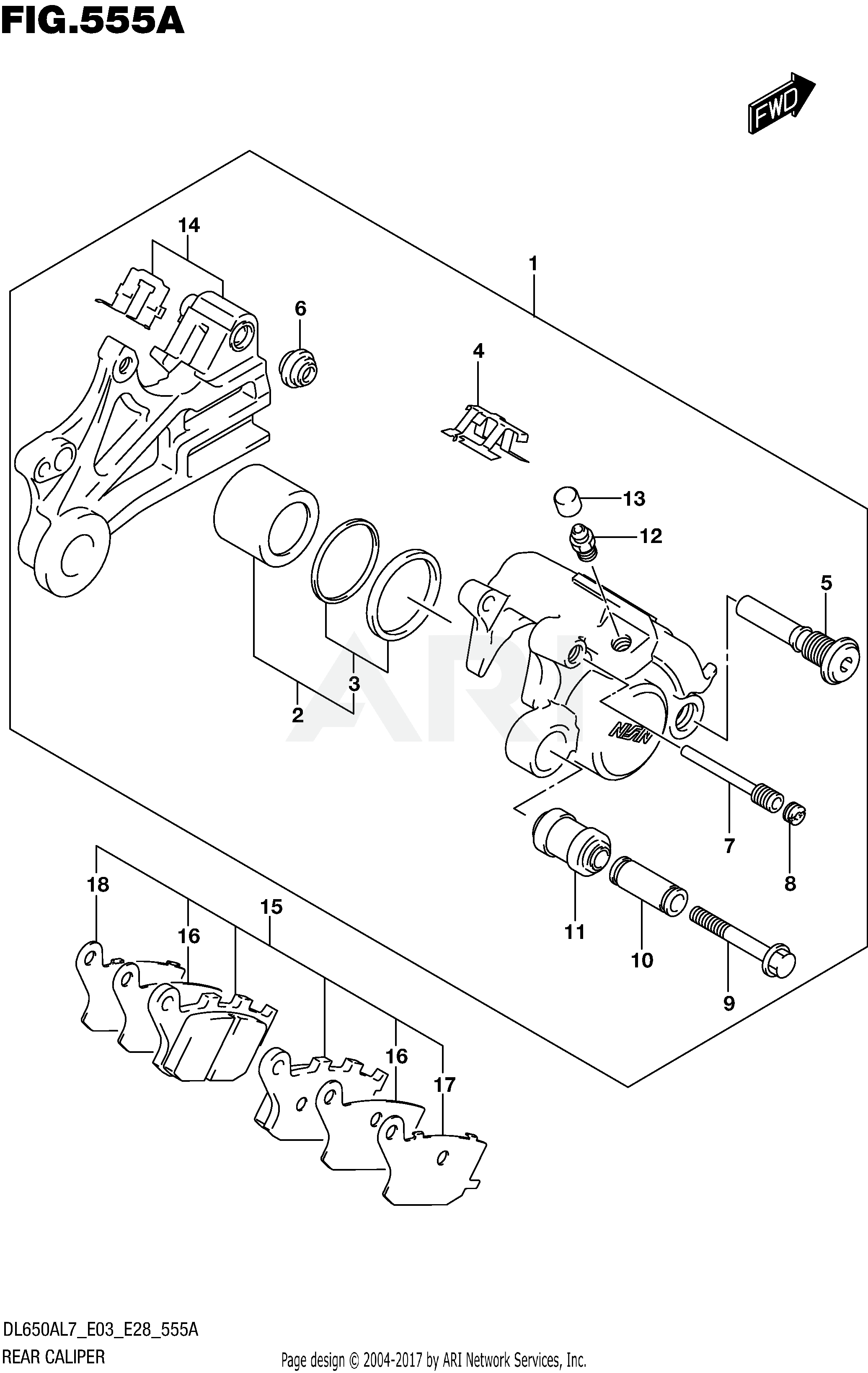 REAR CALIPER