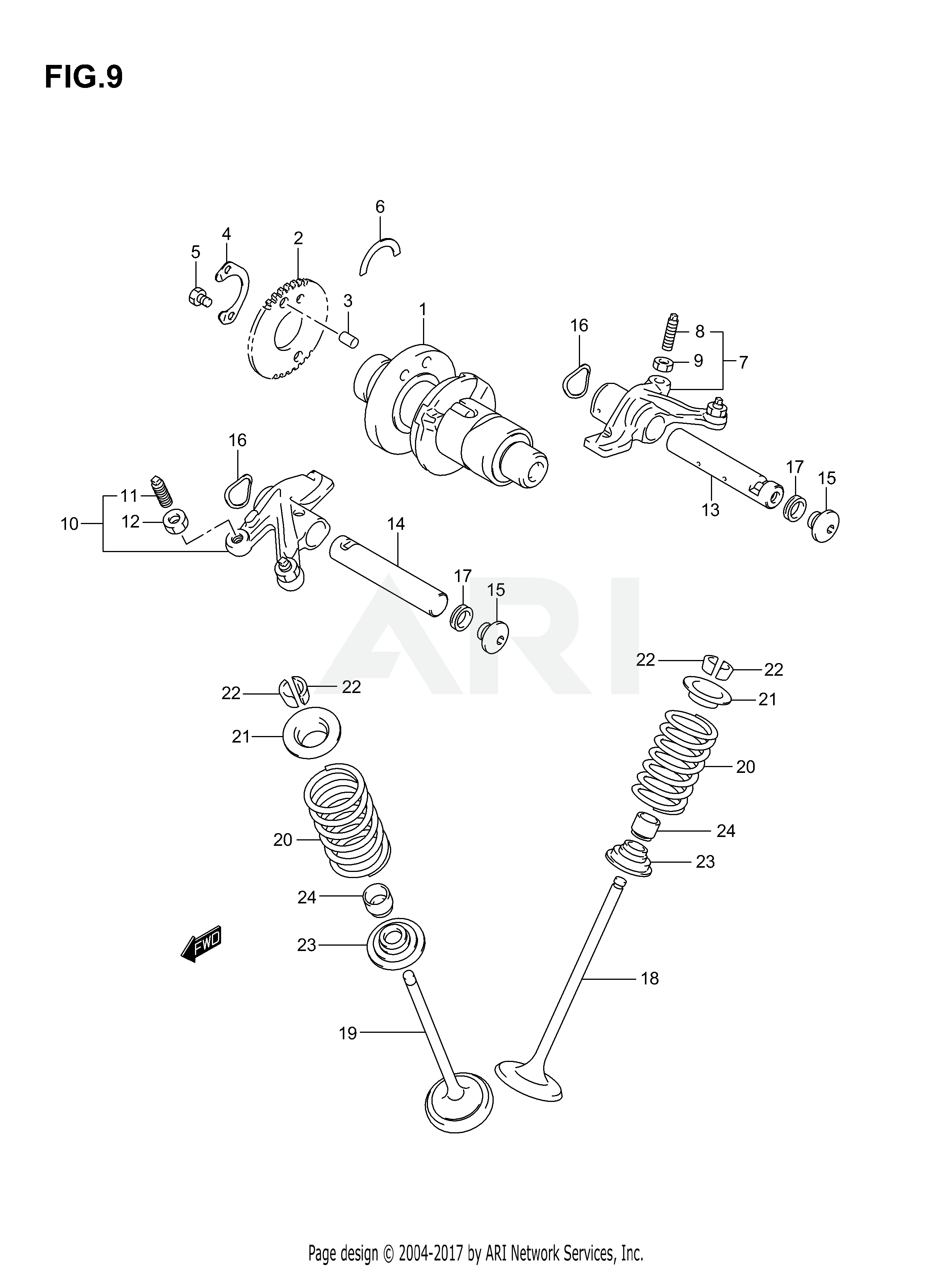 CAMSHAFT - VALVE