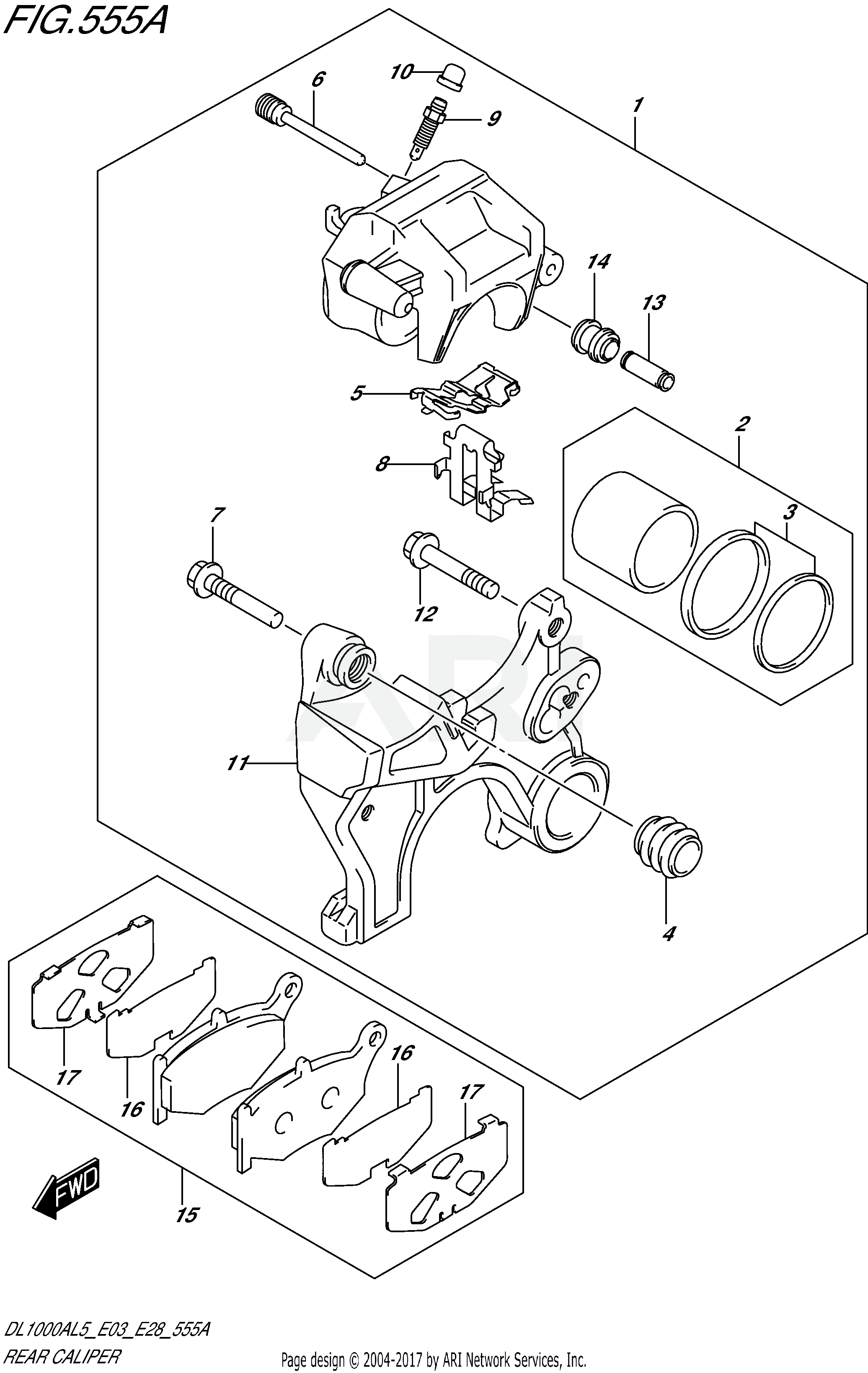 REAR CALIPER