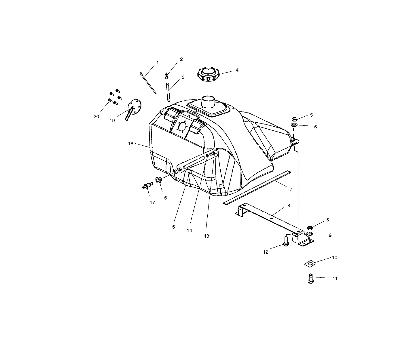 GAS TANK - S03NT7CS/S03NT8CS (4978117811A07)