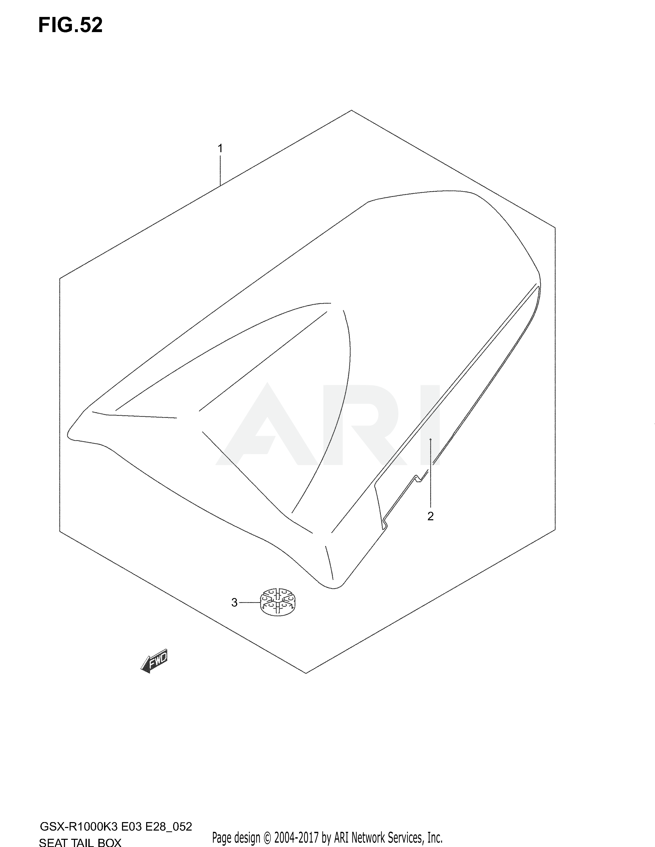 SEAT TAIL BOX (MODEL K3)