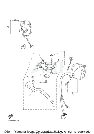 HANDLE SWITCH LEVER