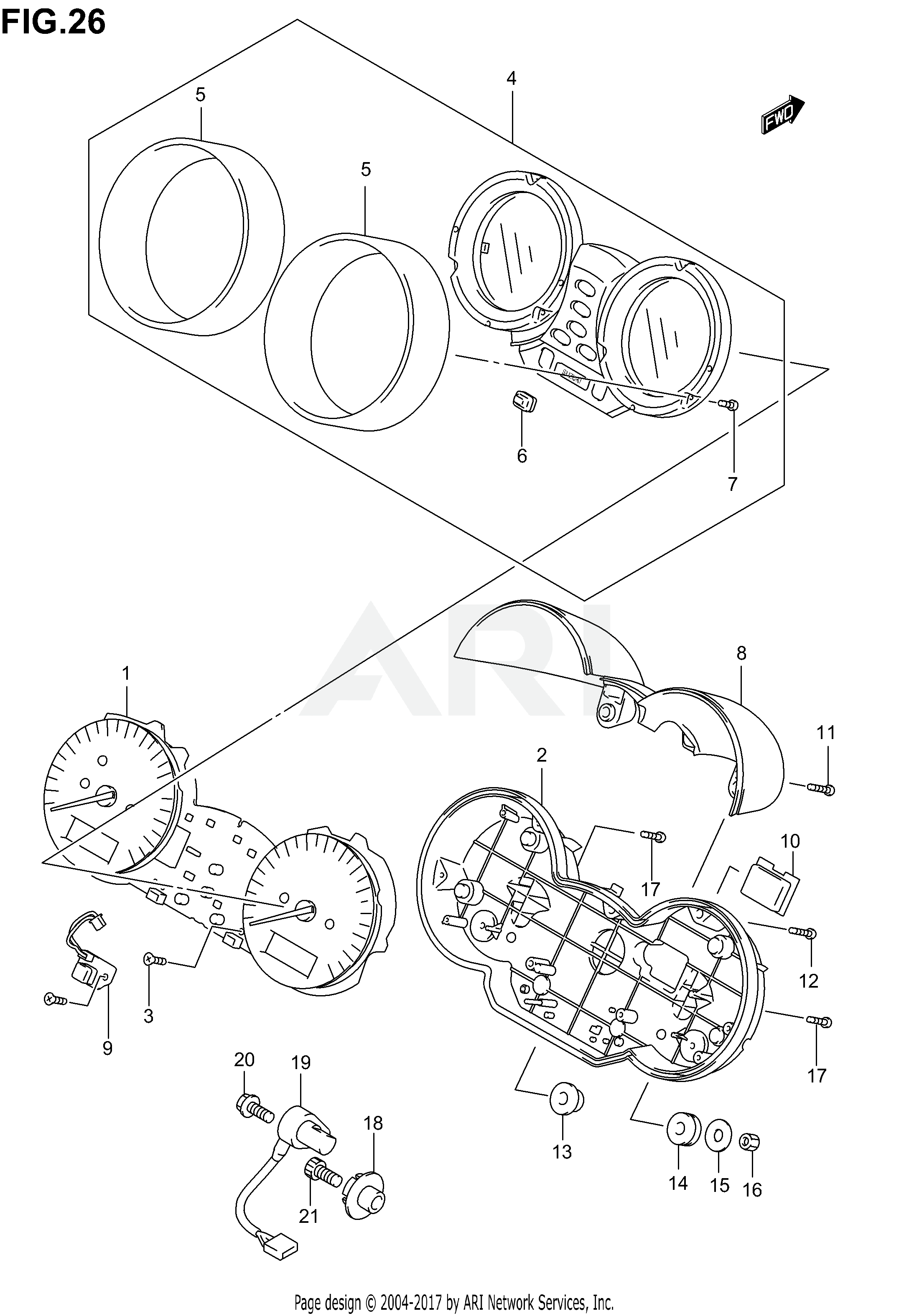 SPEEDOMETER (GSF1200SK1)