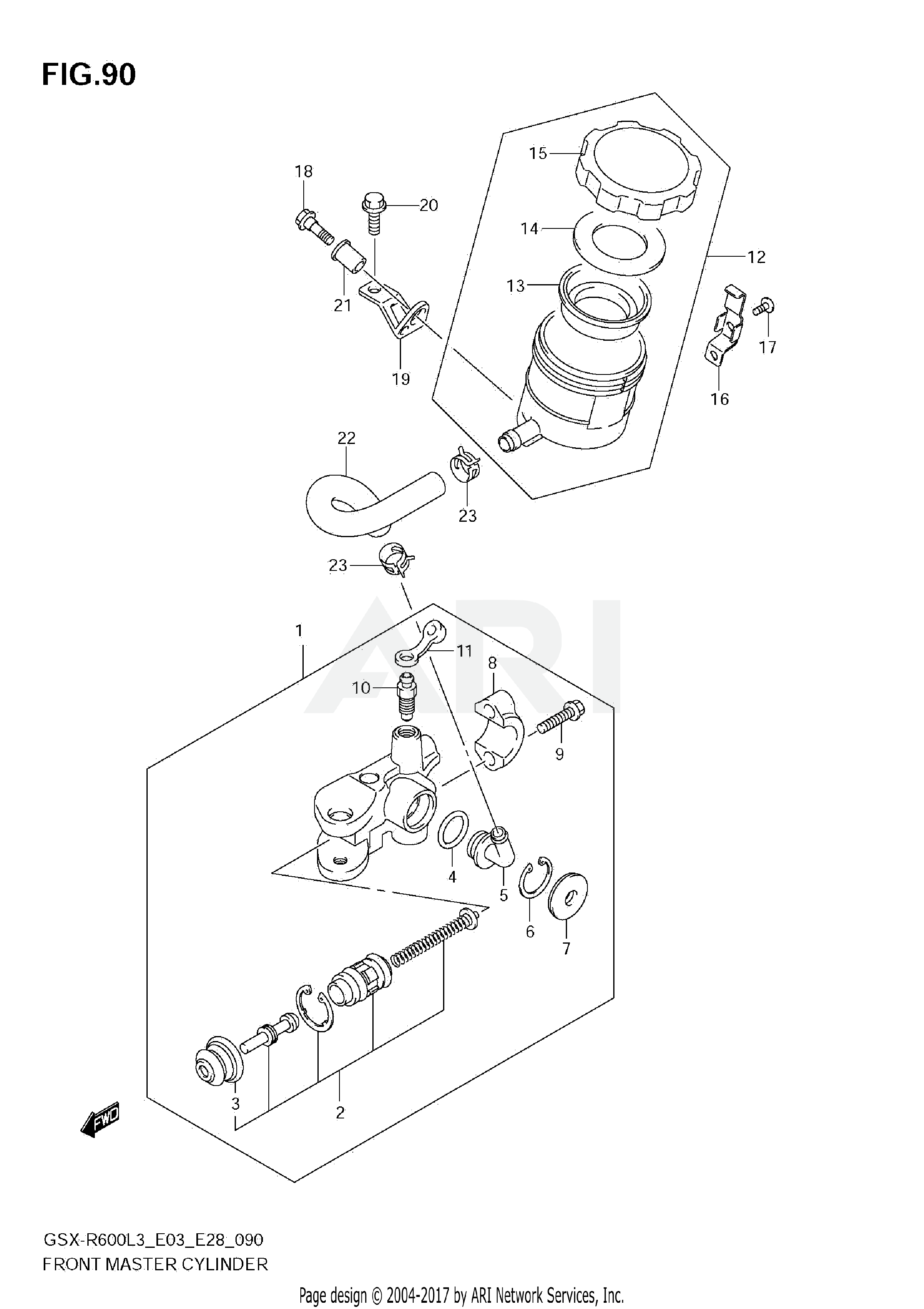 FRONT MASTER CYLINDER