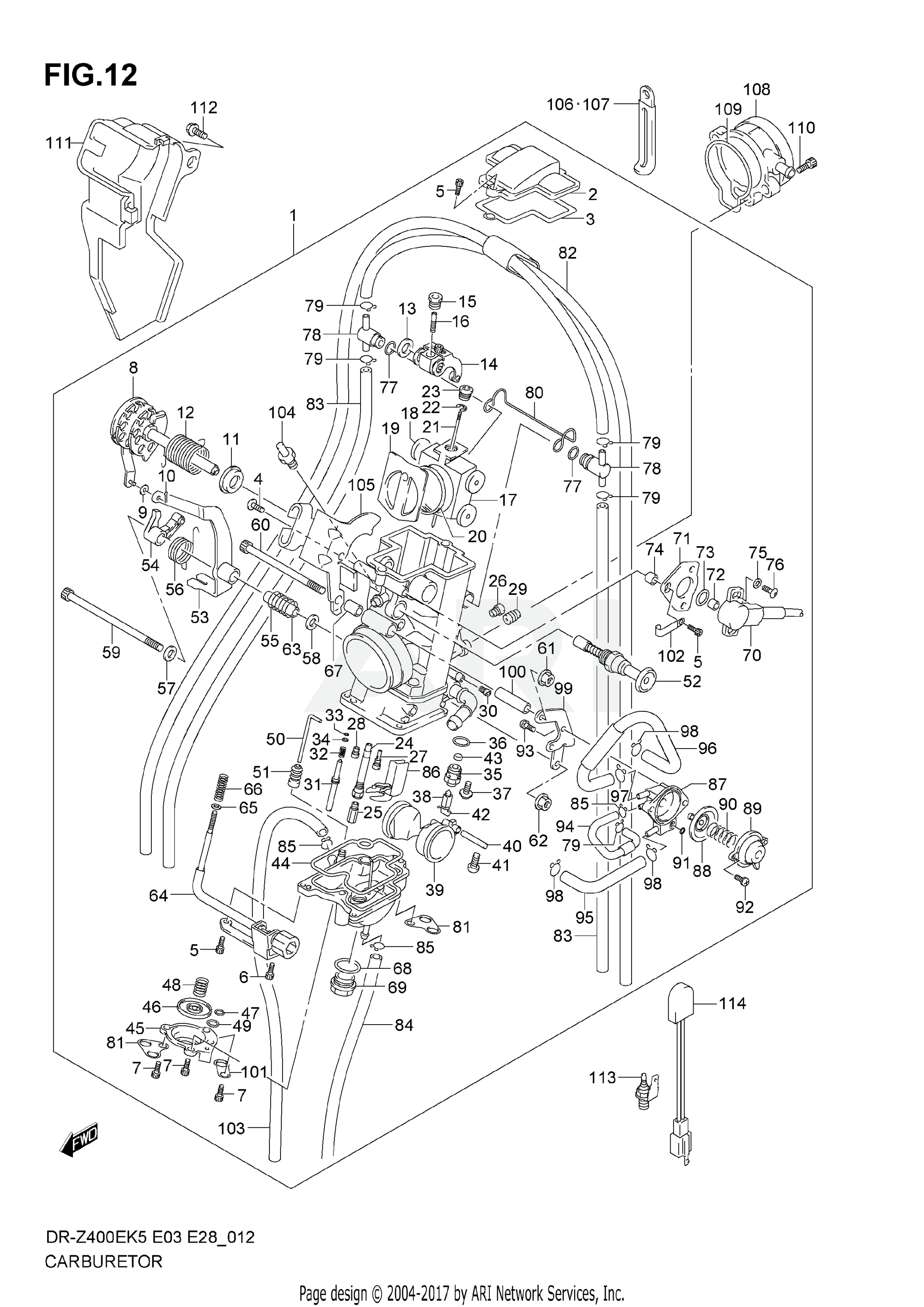 CARBURETOR (FOR E3,E28)