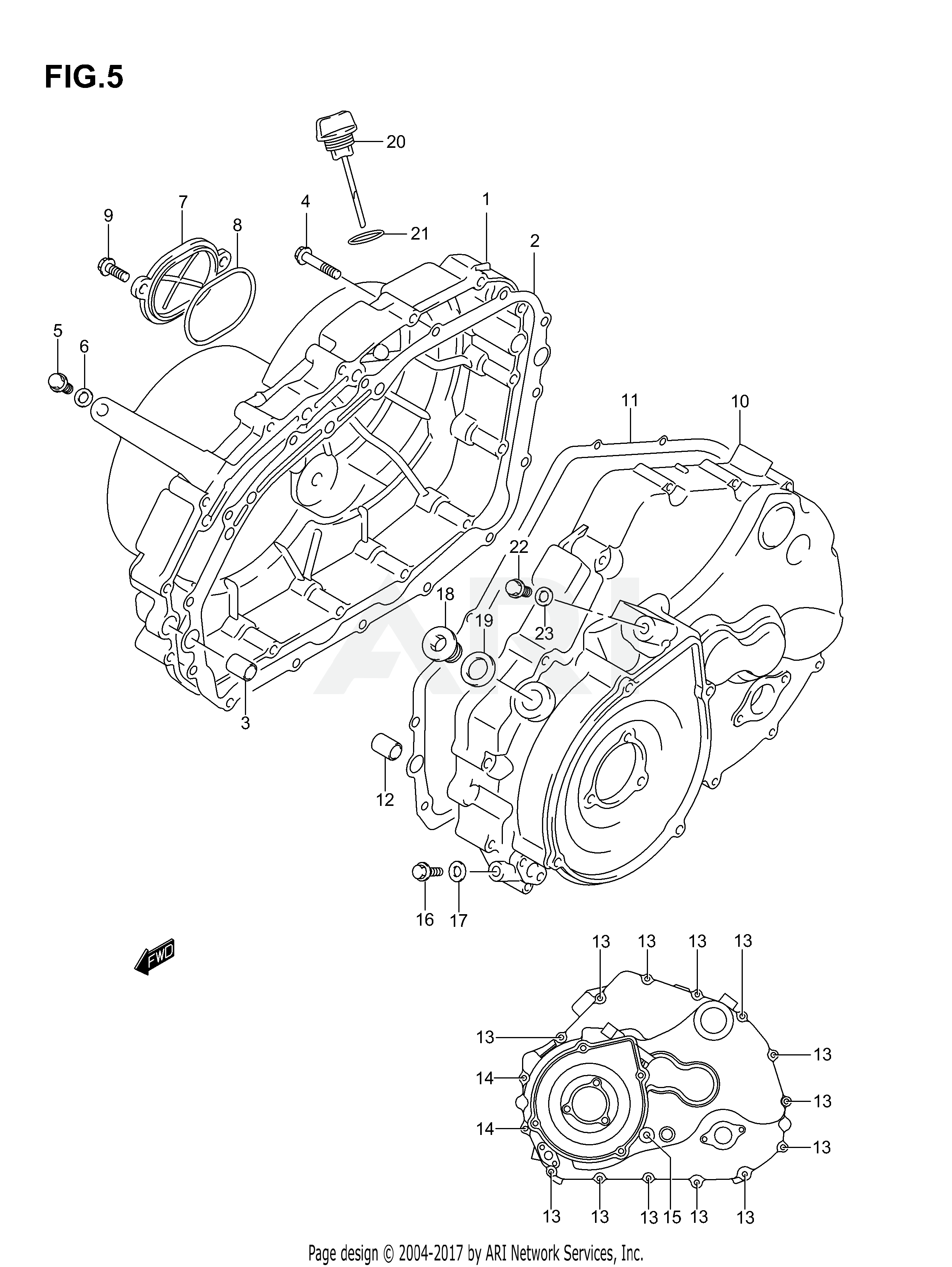 CRANKCASE COVER