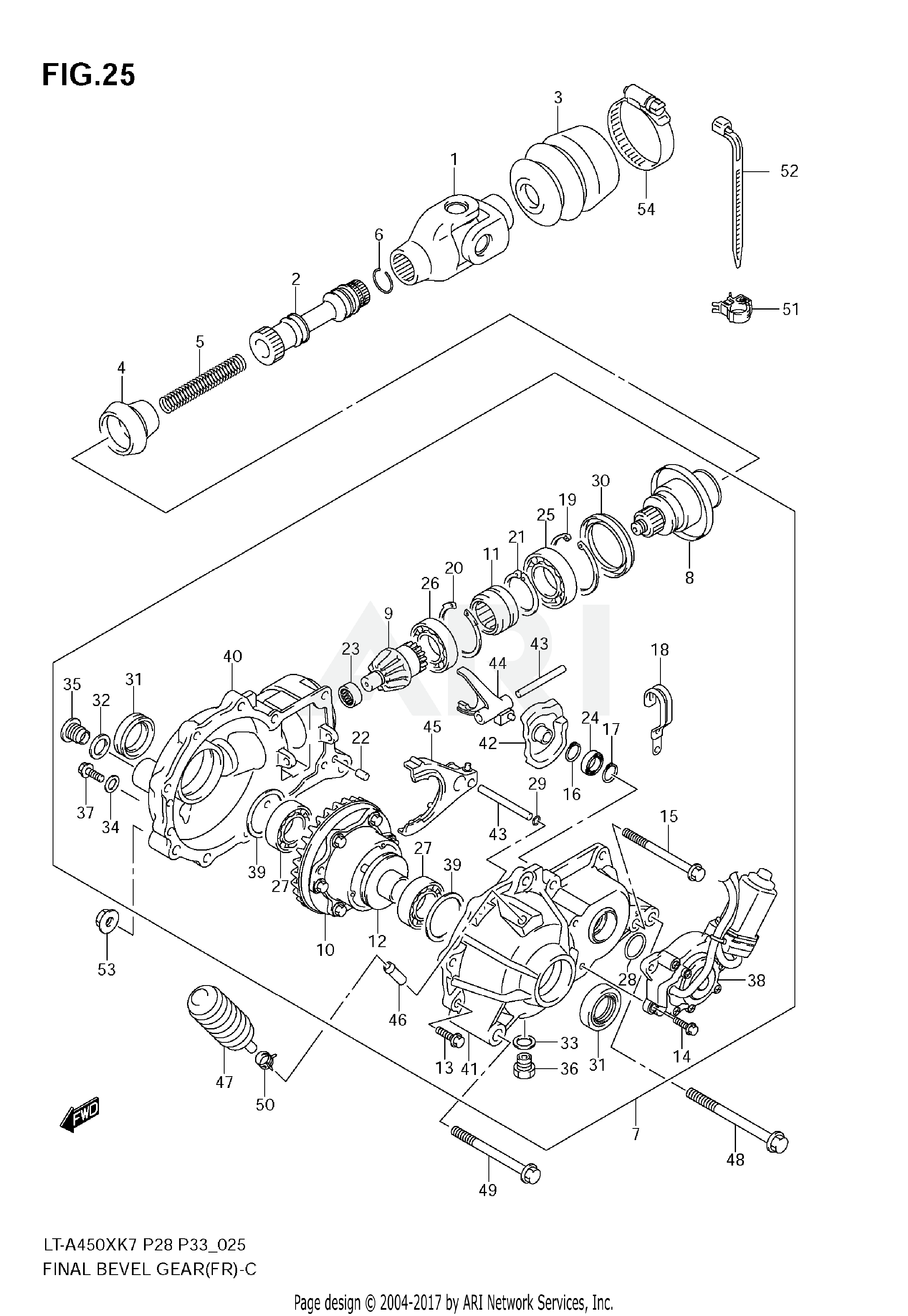 FINAL BEVEL GEAR (FRONT)