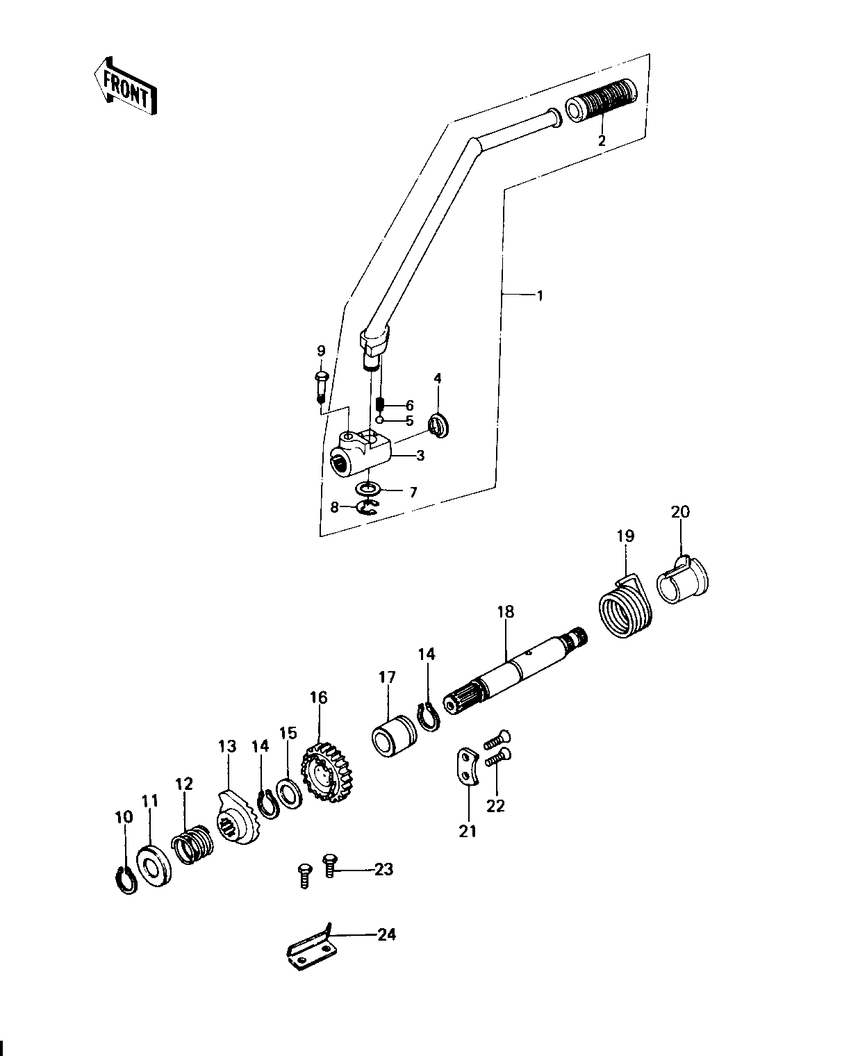 KICKSTARTER MECHANISM