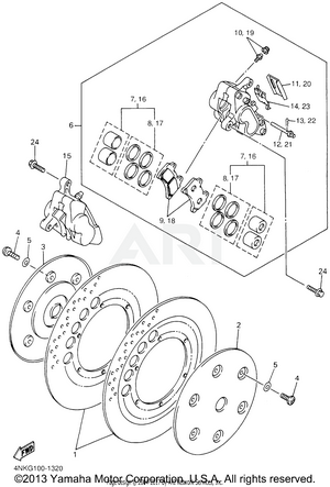 FRONT BRAKE CALIPER