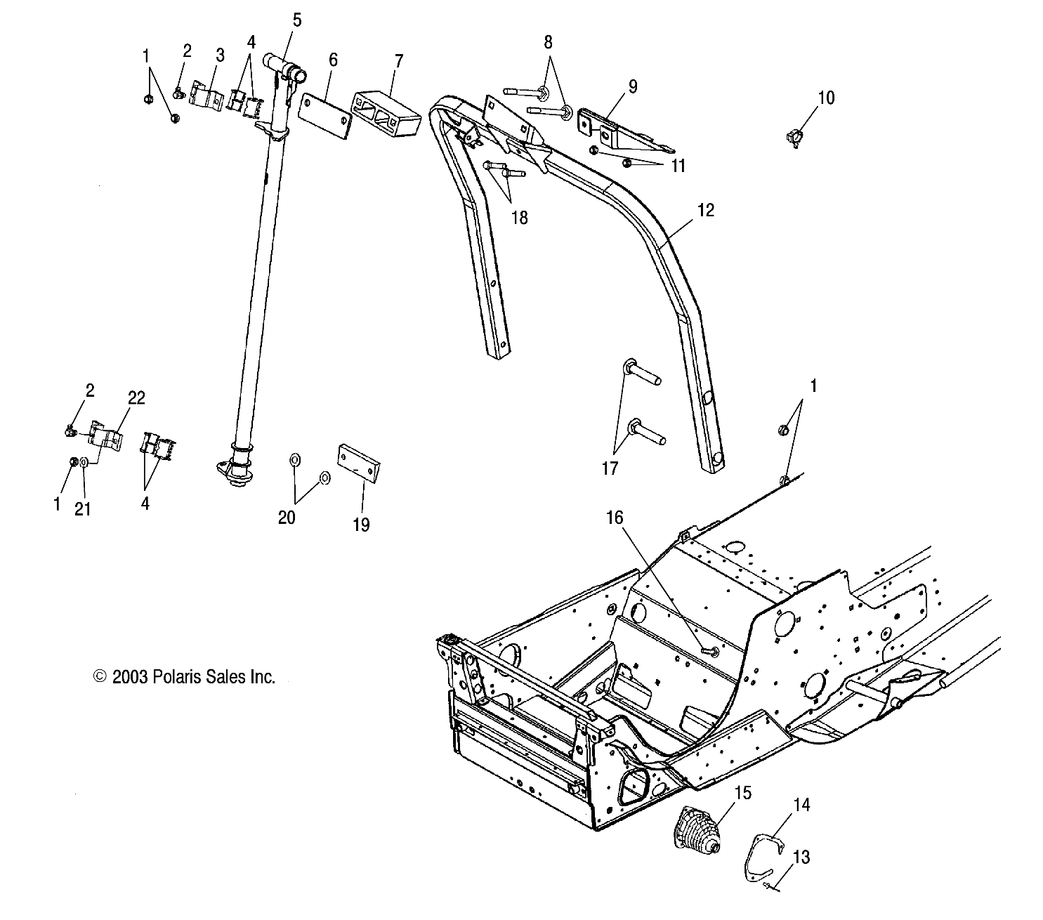 STEERING POST - S04NZ8CS/CSA/CE (4988798879B03)