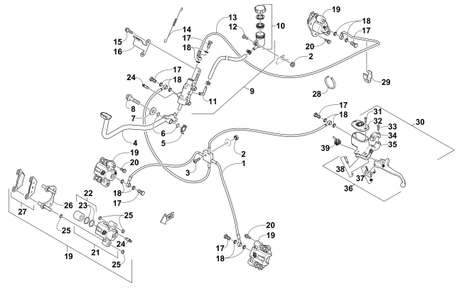 HYDRAULIC BRAKE ASSEMBLY