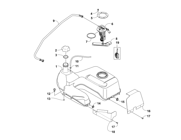 GAS TANK ASSEMBLY