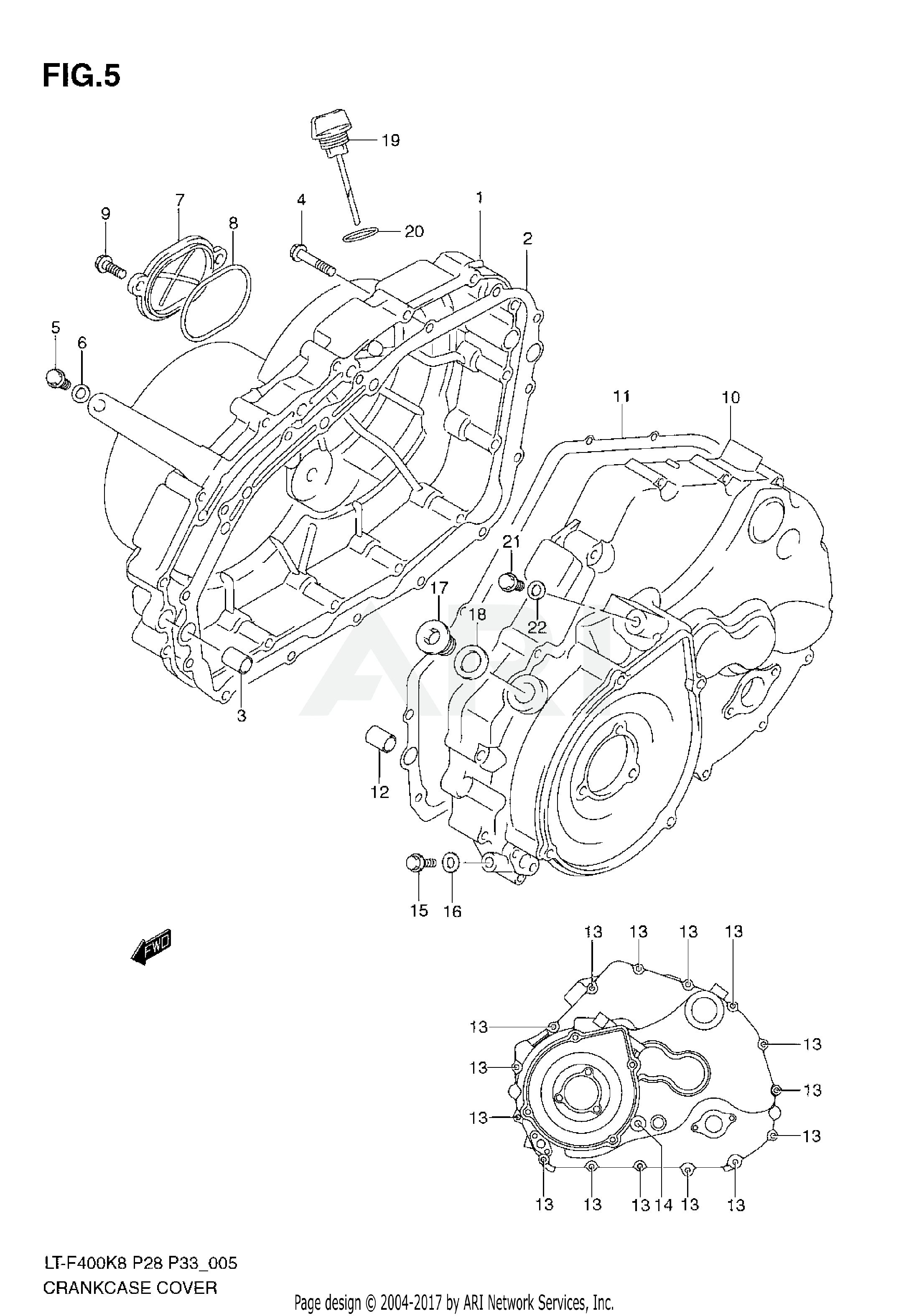 CRANKCASE COVER