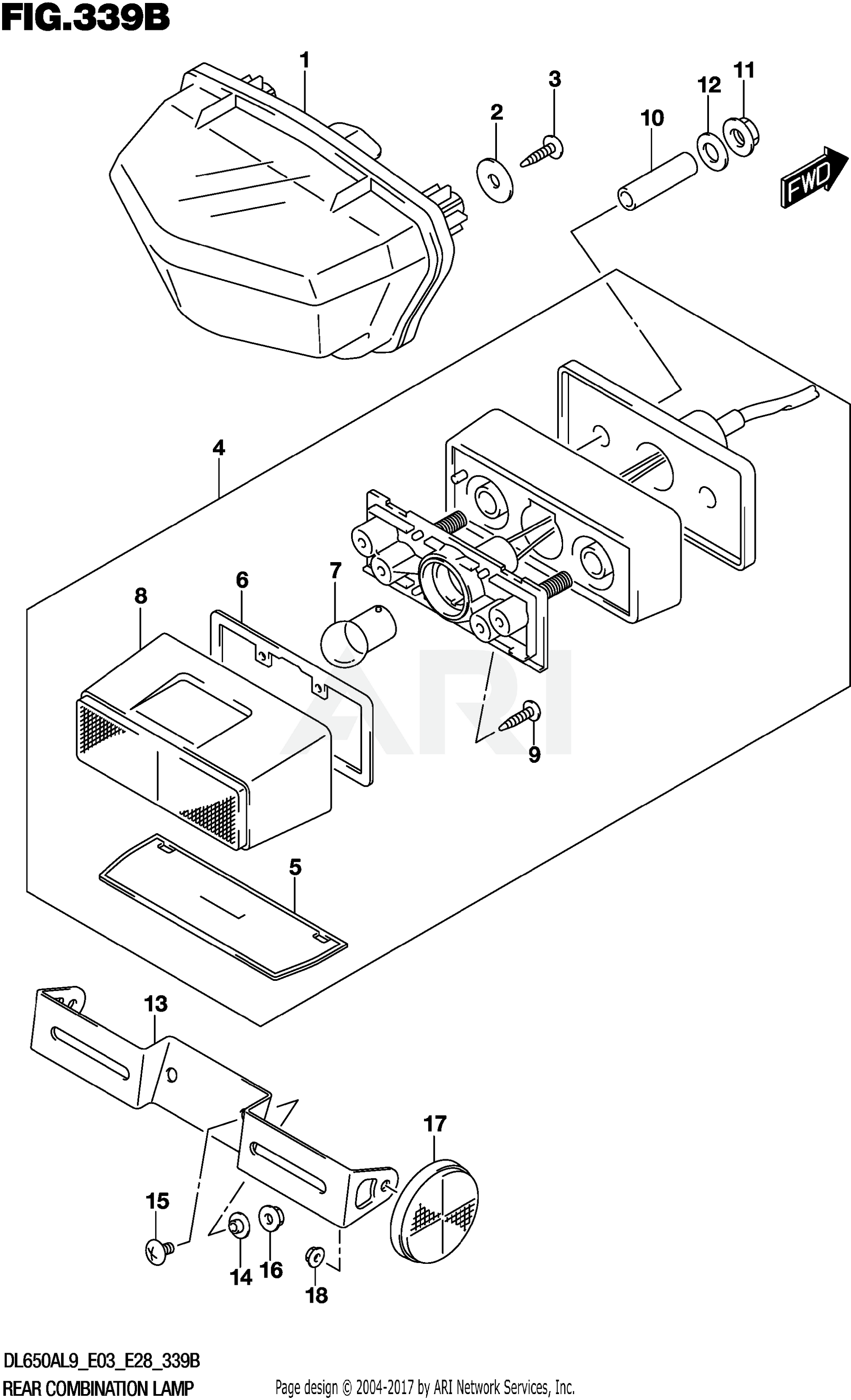 REAR COMBINATION LAMP