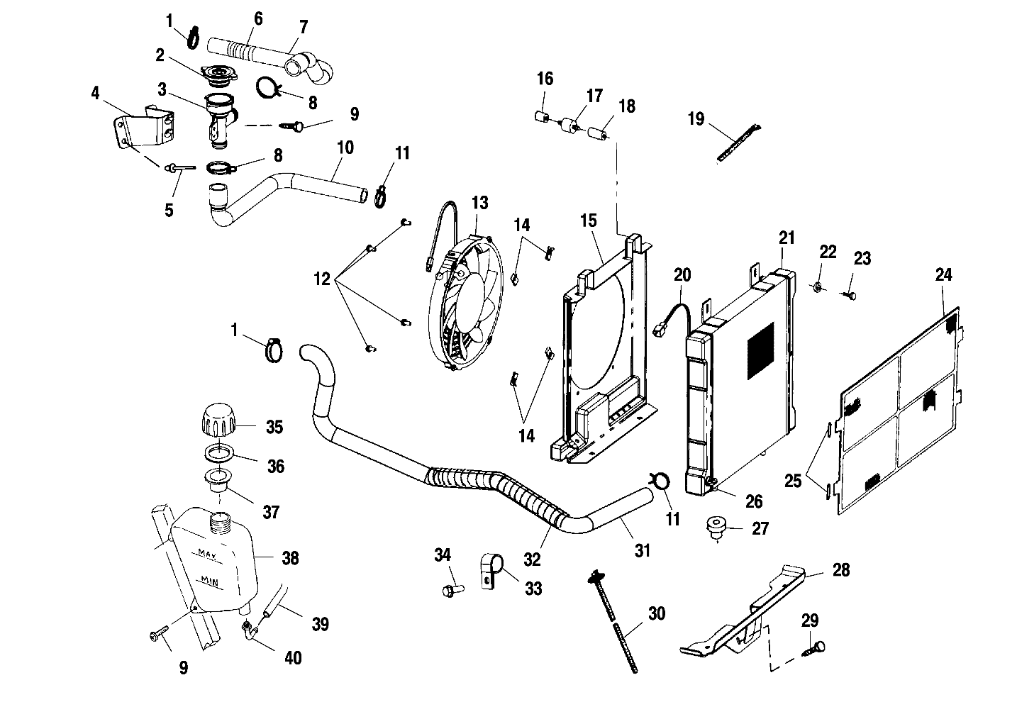 COOLING SYSTEM - A01CH42AA (4964436443A009)