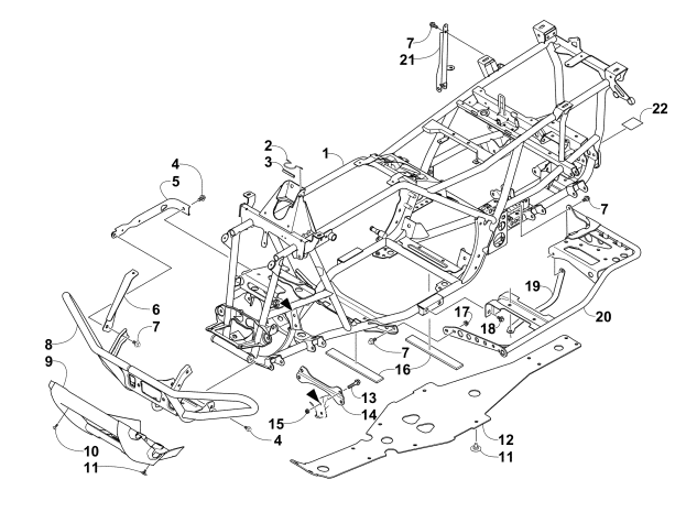 FRAME AND RELATED PARTS