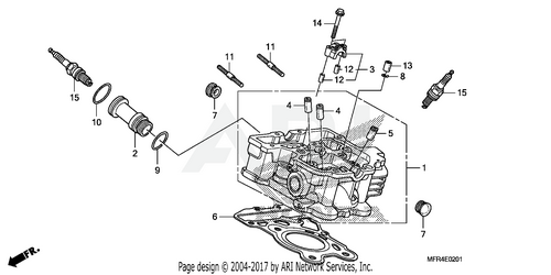 REAR CYLINDER HEAD