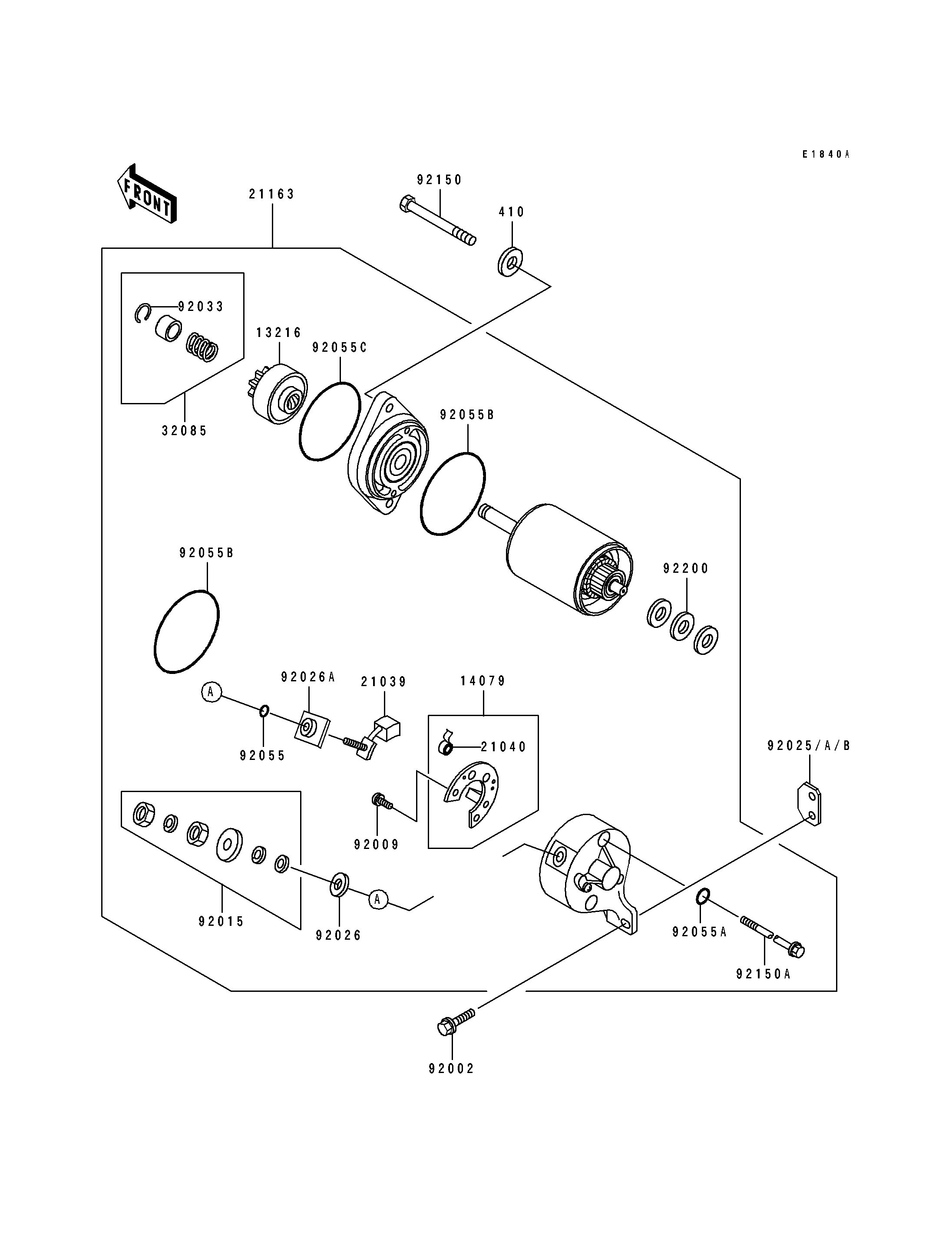 Starter Motor(TC440B-054871&amp;NAMI.)