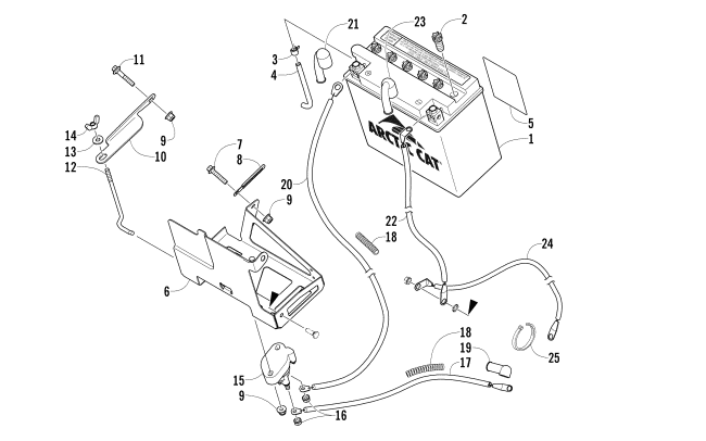 BATTERY AND TRAY ASSEMBLY