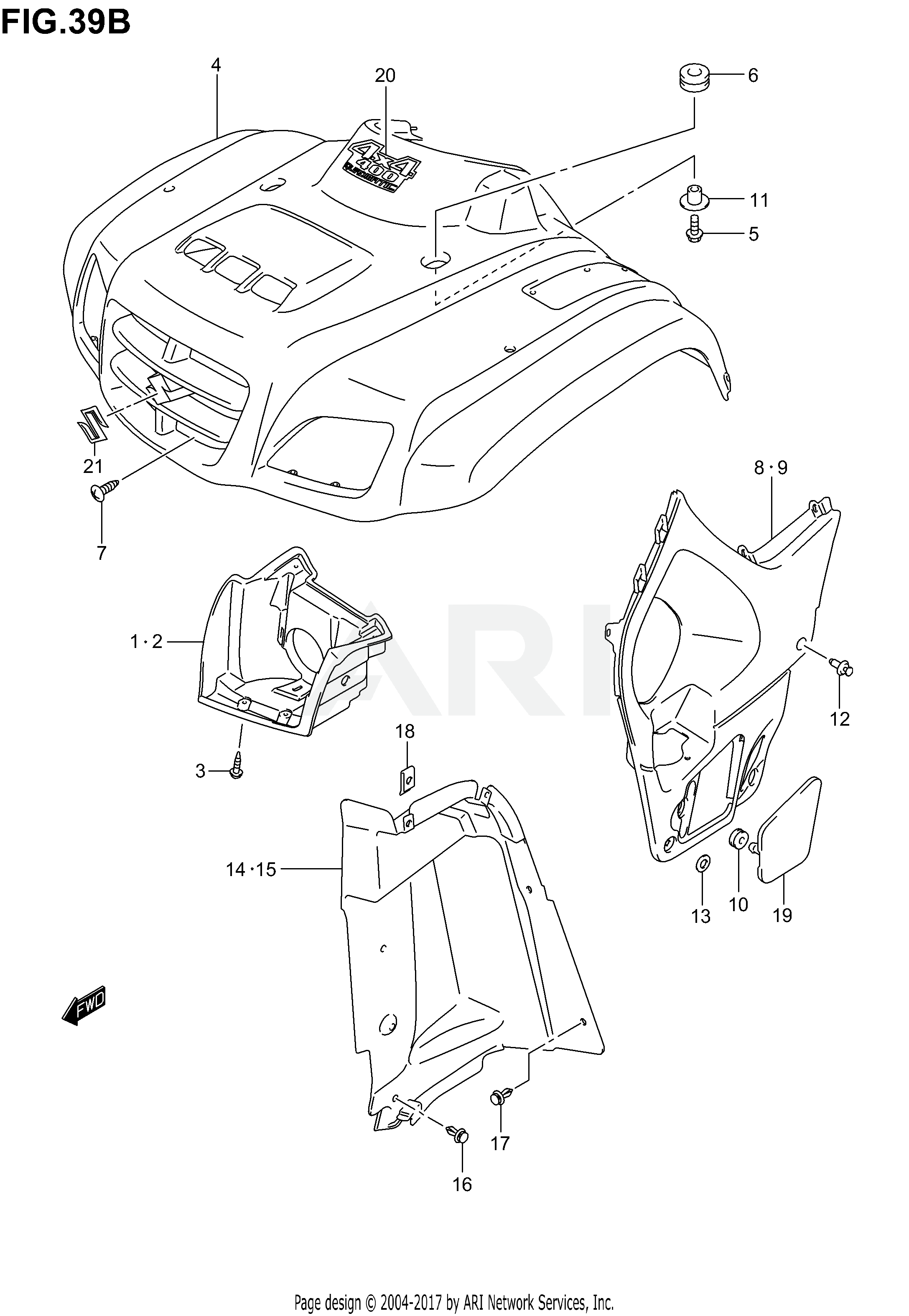 FRONT FENDER (MODEL K5)