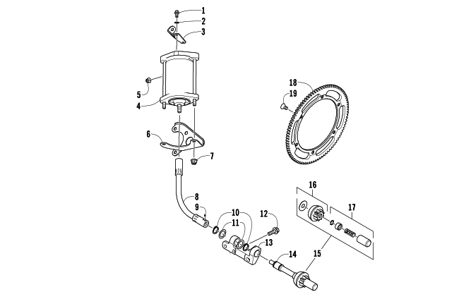 FLEX-DRIVE STARTER MOTOR ASSEMBLY