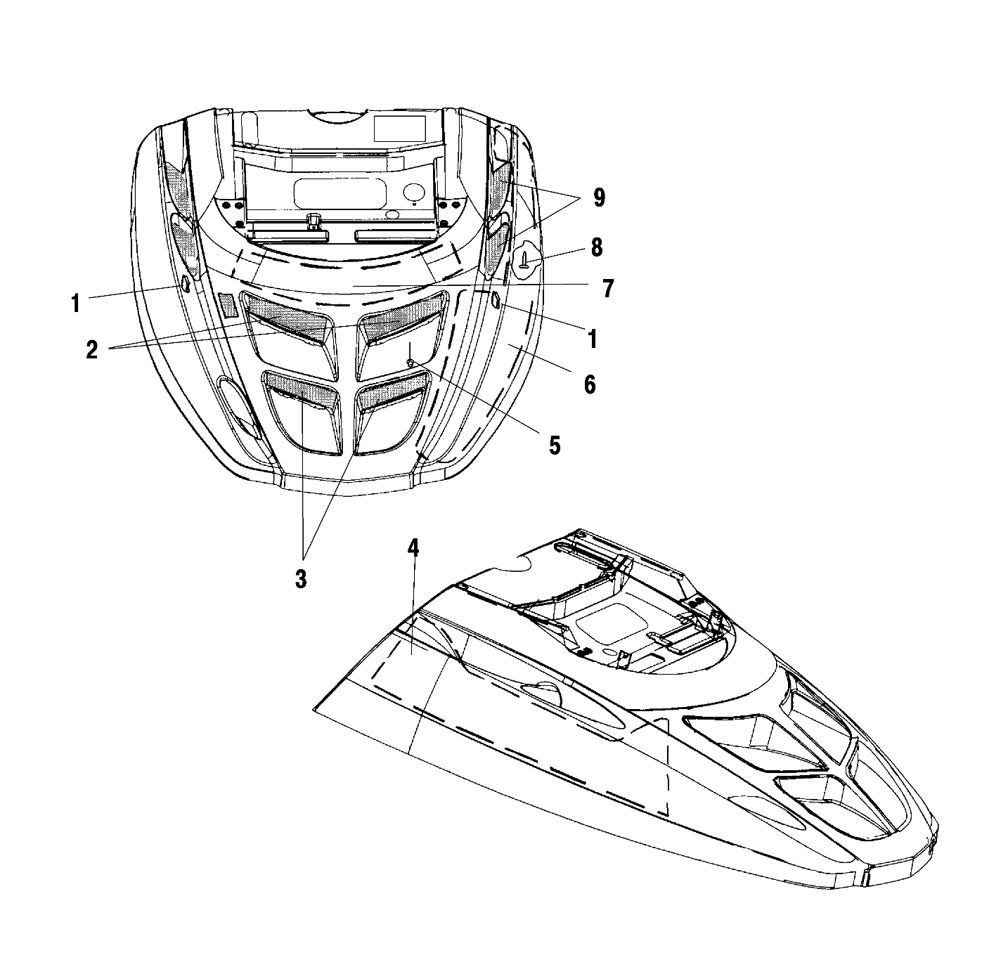 HOOD - FOAM/FOIL - S01SR5AS (4960386038A009)