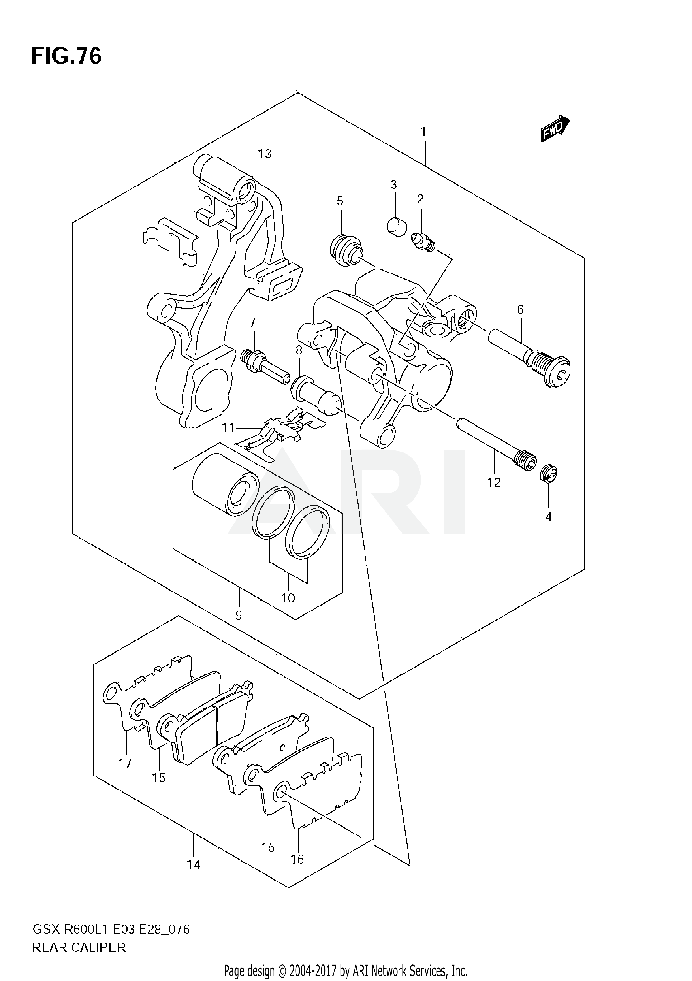 REAR CALIPER