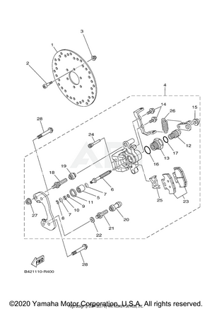 REAR BRAKE CALIPER 2