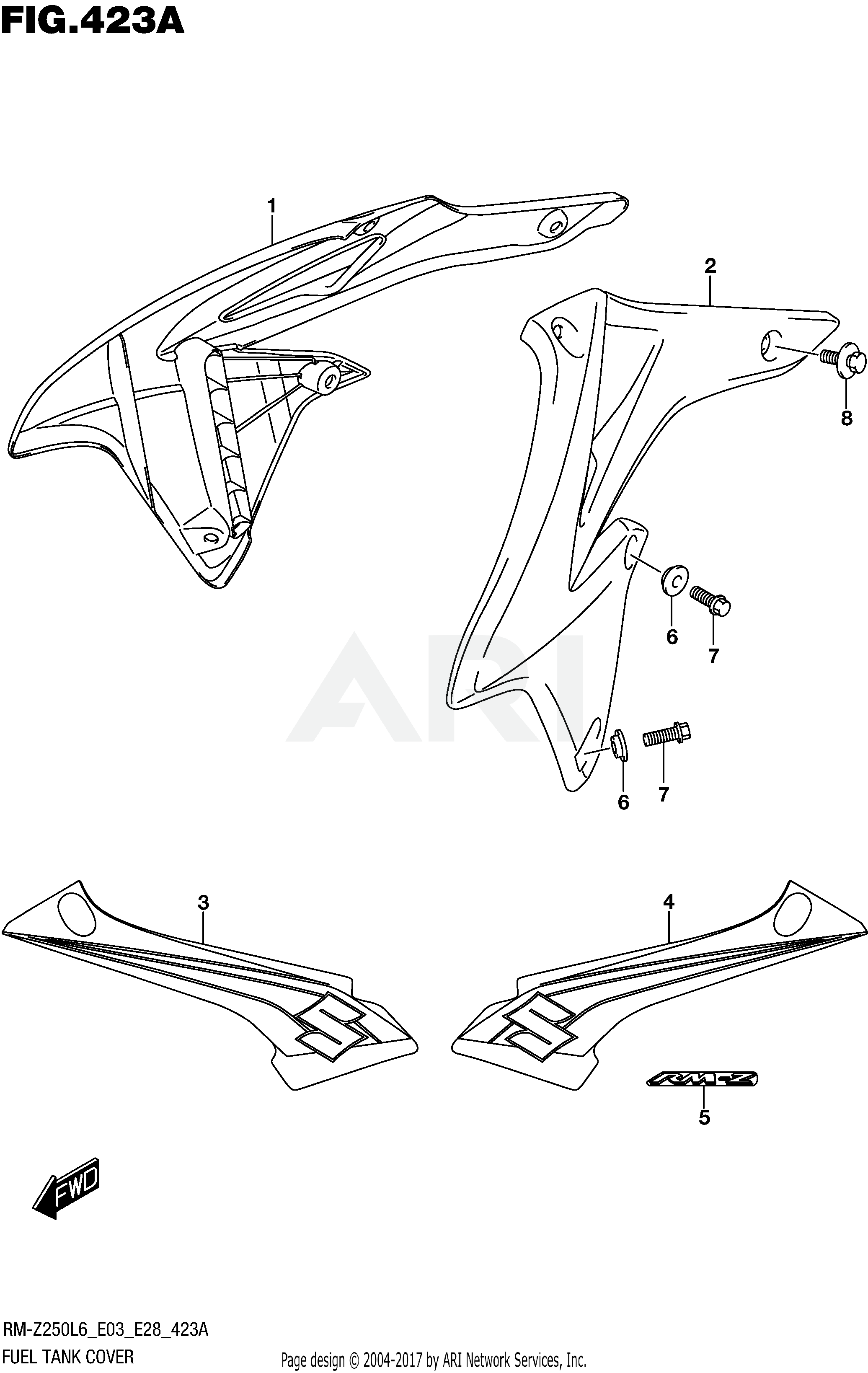 FUEL TANK COVER