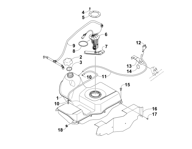 GAS TANK ASSEMBLY