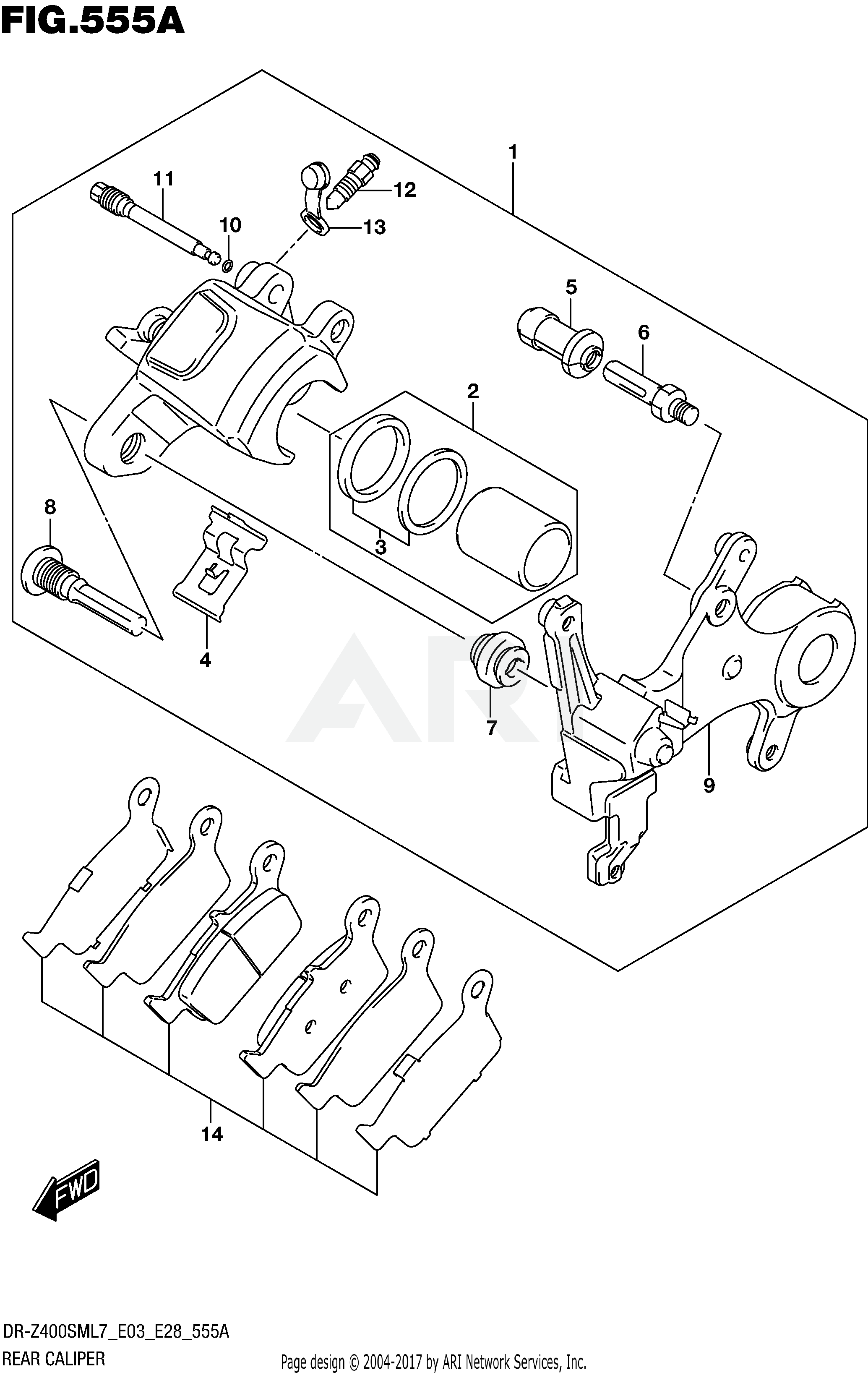 REAR CALIPER