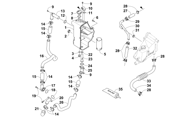 OIL TANK ASSEMBLY