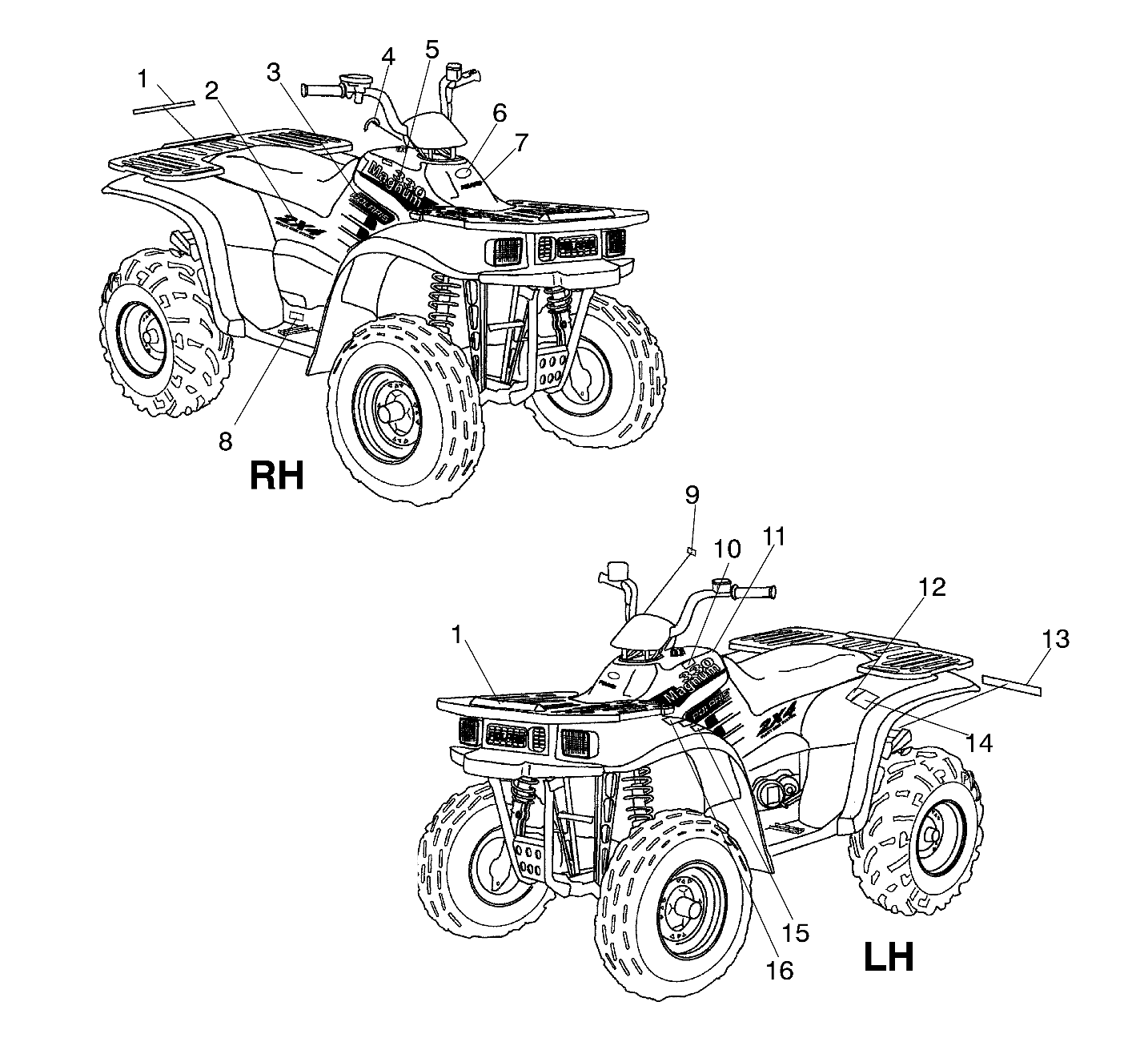 DECALS - A03CB32AA/FC (4975157515A08)