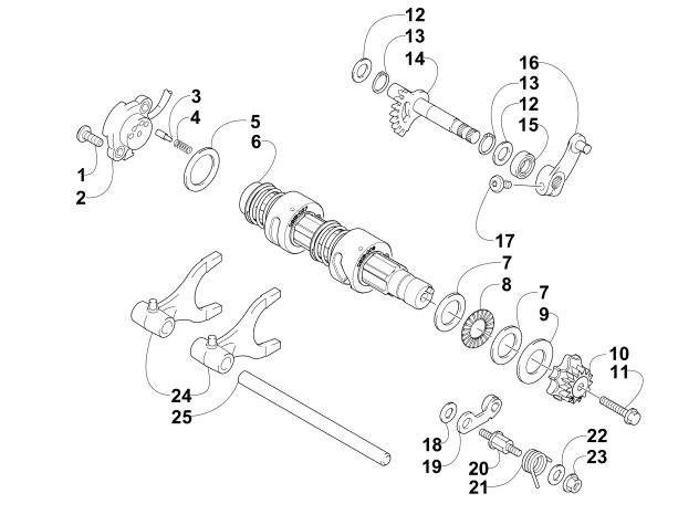 GEAR SHIFTING ASSEMBLY