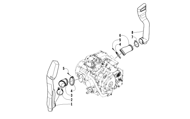 CASE/BELT COOLING ASSEMBLY