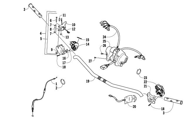 HANDLEBAR AND CONTROLS