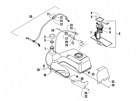 GAS TANK ASSEMBLY