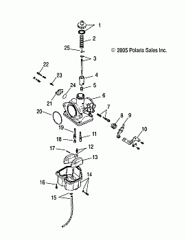 CARBURETOR - A06SB20AA/AB (4999202799920279A14)