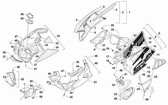 SKID PLATE AND SIDE PANEL ASSEMBLY