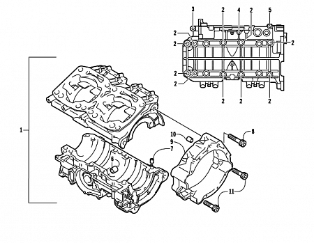 CRANKCASE ASSEMBLY