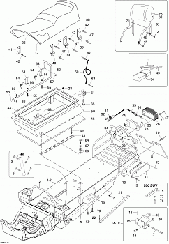 Frame And Seat 600 SUV