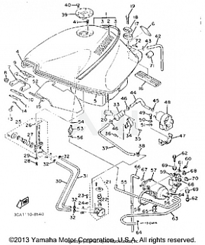 FUEL TANK(CALIFORNIA MODEL ONLY)