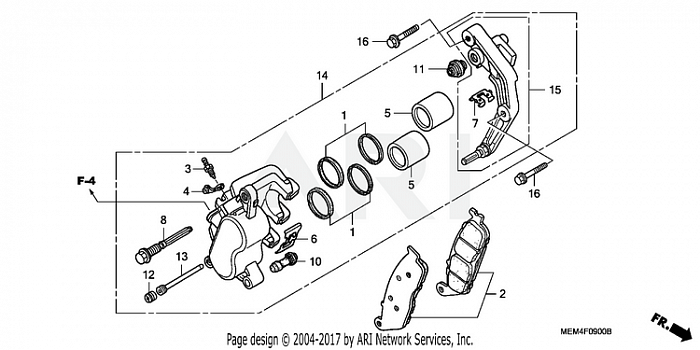 FRONT BRAKE CALIPER