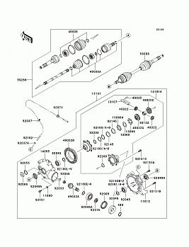 Drive Shaft-Front(-JK1AFEA1 9B547191)