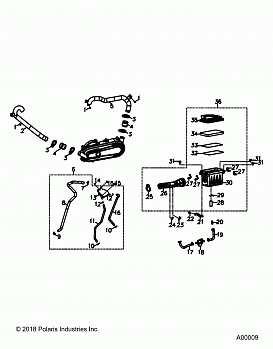 ENGINE, AIR INTAKE SYSTEM - A16YAK11AD/AF (A00009)