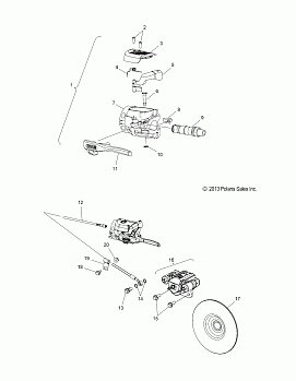 BRAKES, BRAKE SYSTEM - S15CS5BSL/BEL (49SNOWBRAKE14550)