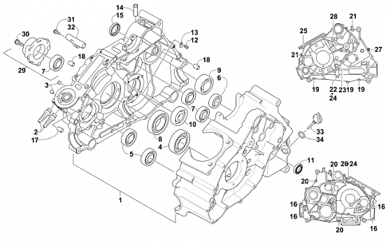 CRANKCASE ASSEMBLY