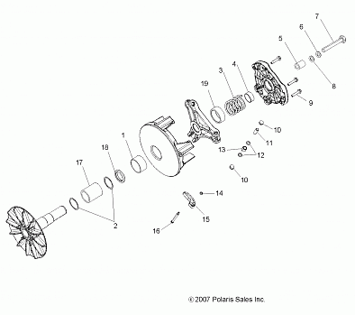 CLUTCH, DRIVE - R08VH76AD/AG (49RGRCLUTCHDRV08VISTA)