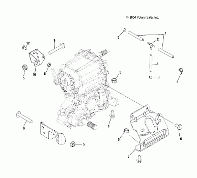 TRANSMISSION MOUNTING - A05MH68AK/AN/AD (4994199419D01)