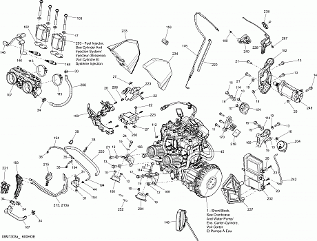 Engine And Engine Support 600